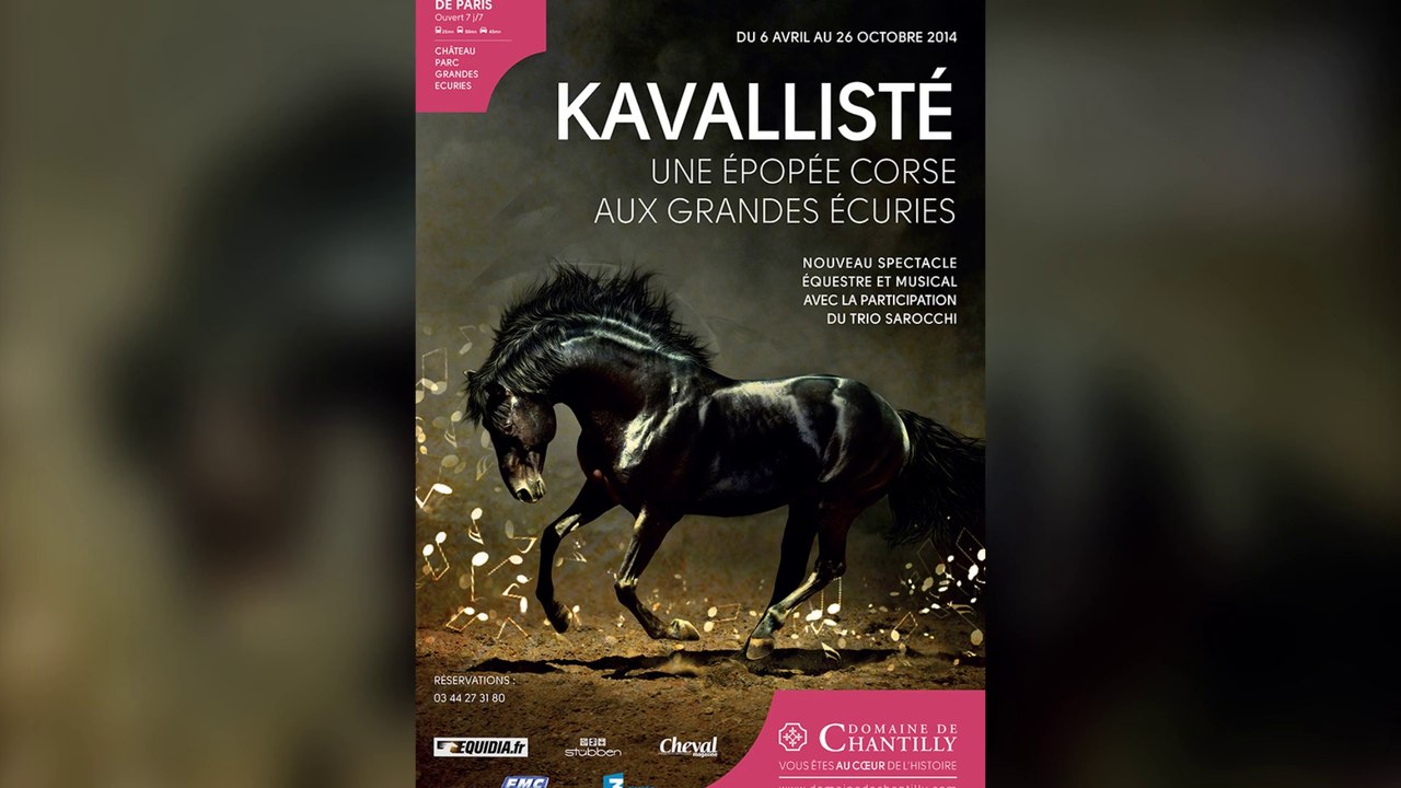 SAROCCHI chante le spectacle équestre "Kavallisté".