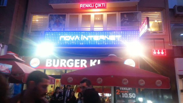 Ankara pixel led tabela nova internet cafe