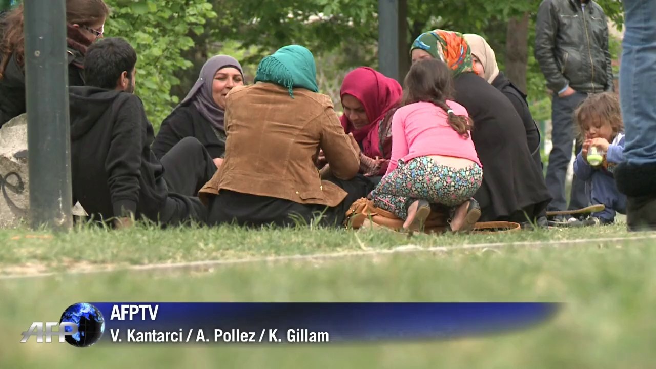 Syrische flüchtlinge in frankreich leben in armut