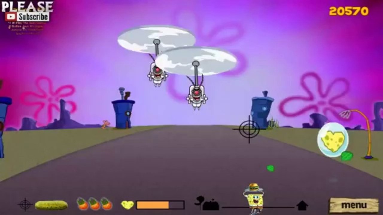 SpongeBob Games Squarepants Bikini Bottom Blaster delivery Command