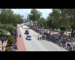Alanya-Kemer etabı için pedal çeviren bisikletçiler Manavgat'tan geçti