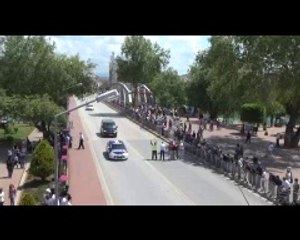 Alanya-Kemer etabı için pedal çeviren bisikletçiler Manavgat'tan geçti