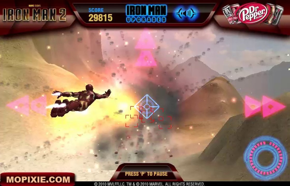 Iron Man 2 Upgraded • Unity Games • Mopixie.com