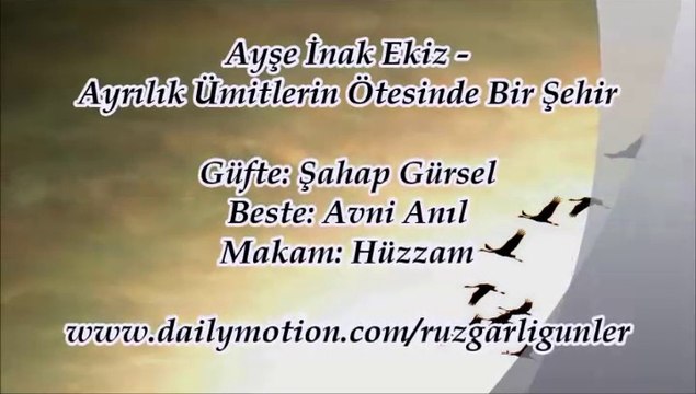 Ayşe İnak Ekiz-Ayrılık Ümitlerin Ötesinde Bir Şehir
