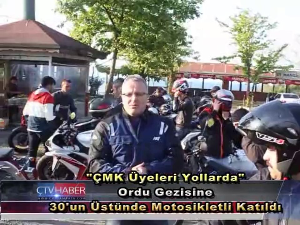Çarşamba Motosiklet Kulübü Üyeleri Yollarda