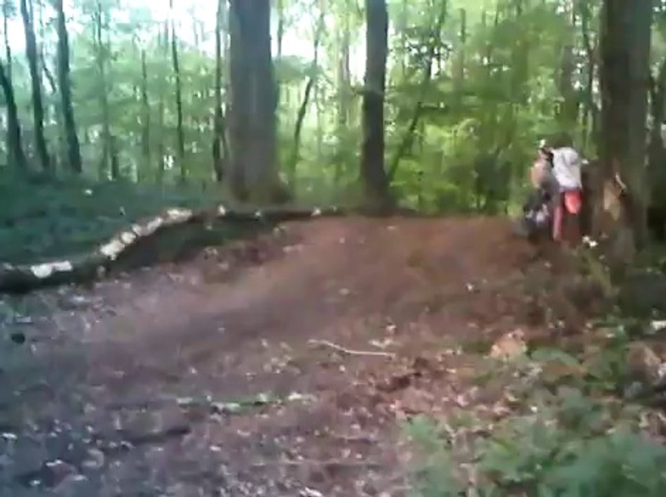 saut de bosse en 250 cross chinois