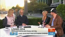 Logie Winners on Sunrise - Bonnie Sveen