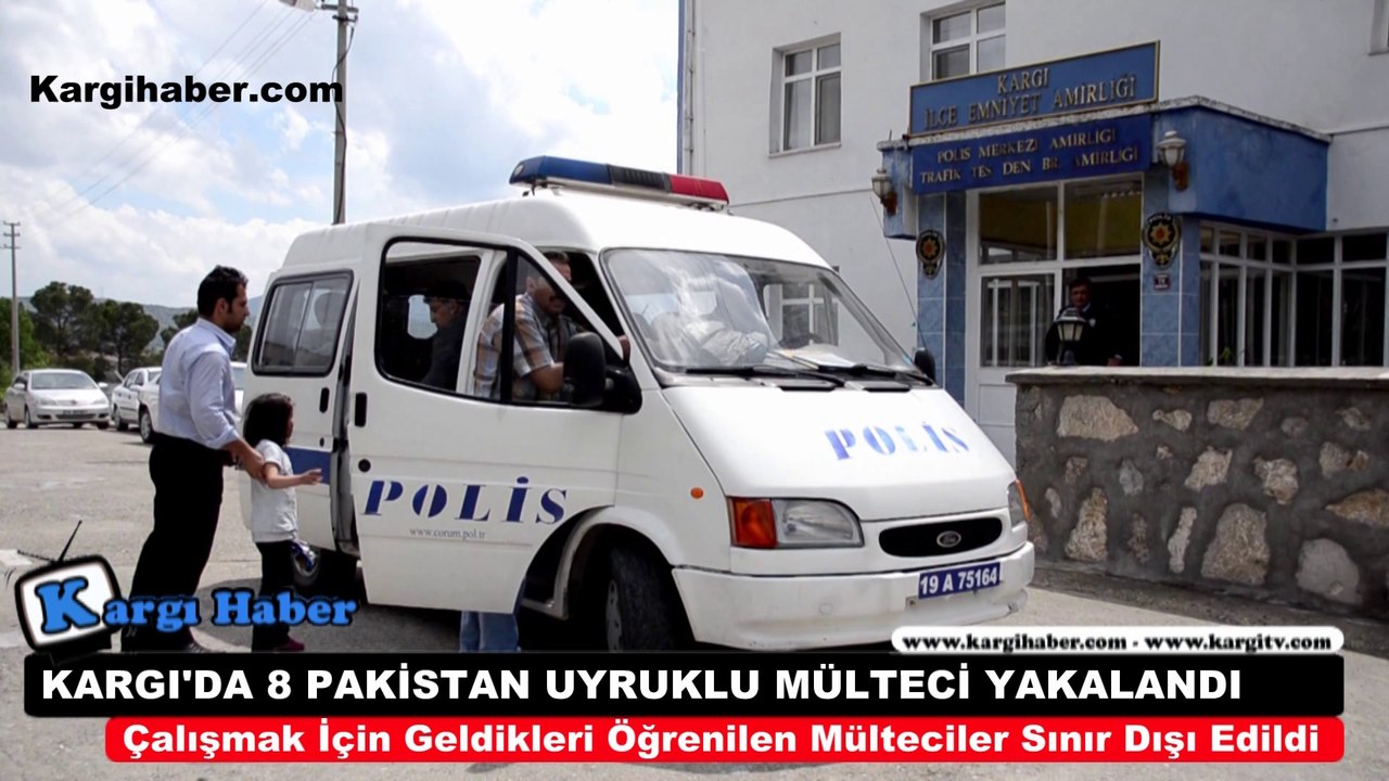 KARGI'DA 8 PAKİSTAN UYRUKLU MÜLTECİ YAKALANDI www.kargihaber.com