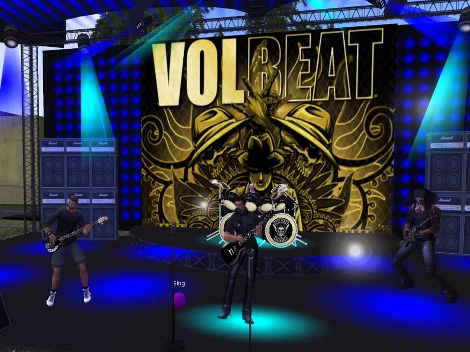 Second Life JMD Tribute Band - VOLBEAT - part 1