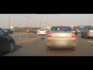 LPG araba bomba gibi patladı