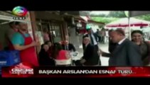 Ege Tv'de yayınlanan''Başkan Hasan ARSLAN'dan esnaf turu''.Haberi