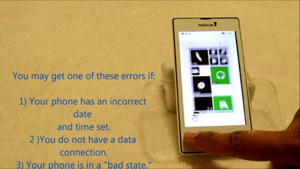 Windows Phone 8: Can't Add Account