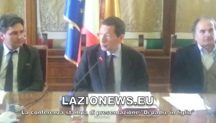 conferenza stampa di presentazione di padre in figlio