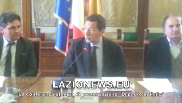 conferenza stampa di presentazione di padre in figlio