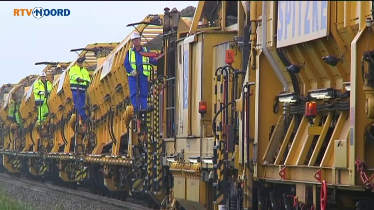 Vier dagen lang werkzaamheden op het spoor - RTV Noord