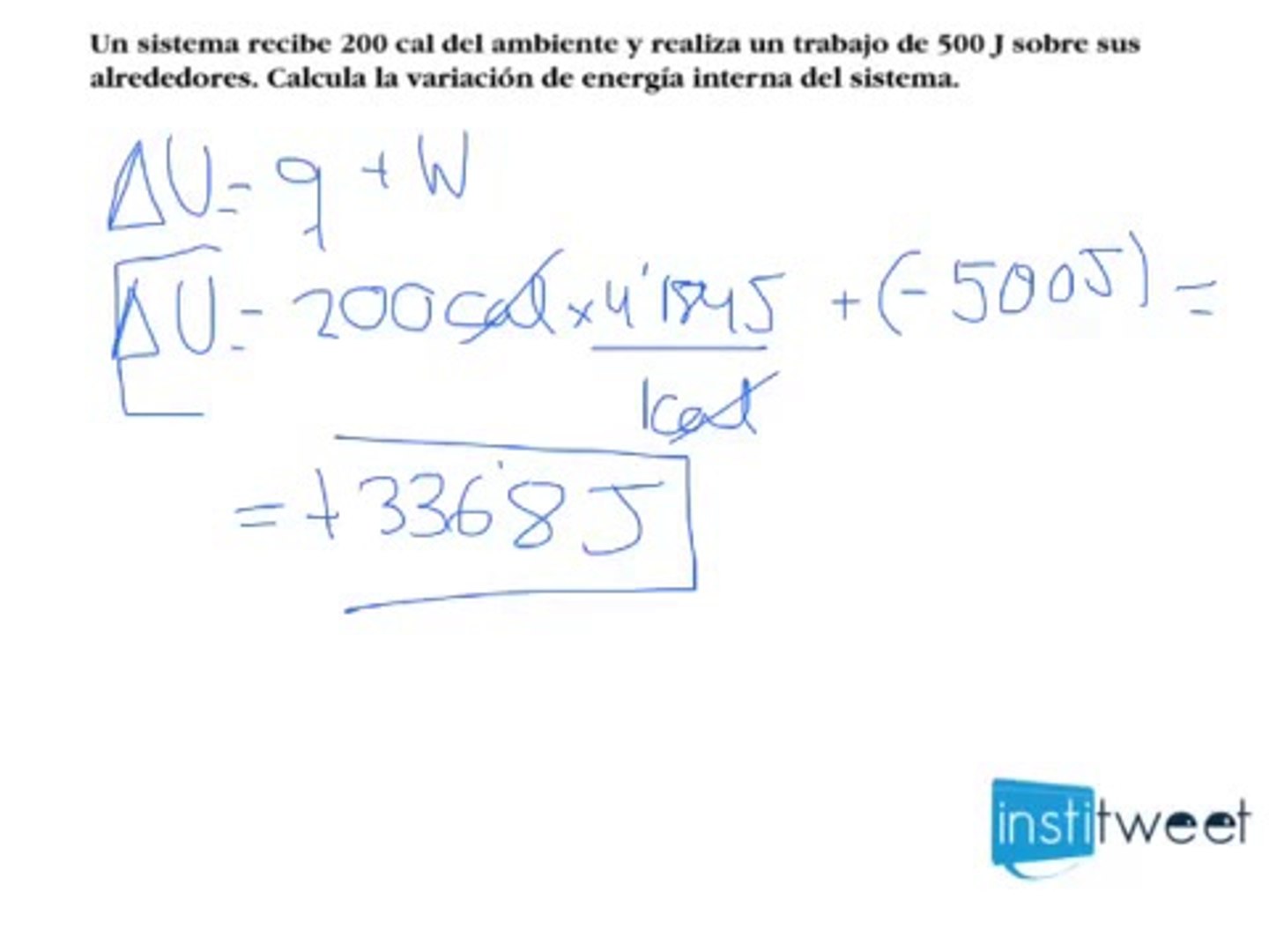 Calcular energía interna - Vídeo Dailymotion