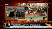 Bolivia: Evo Morales llama al diálogo a soldados inconformes