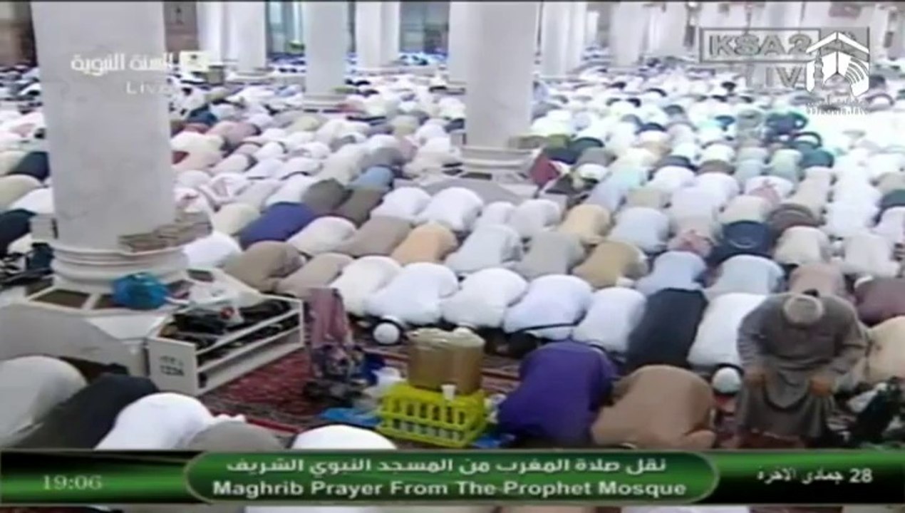 28th April 2014 Madeenah Maghrib led by Sheikh Thubayty