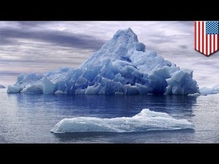 Giant iceberg drifting into open ocean from Antarctica