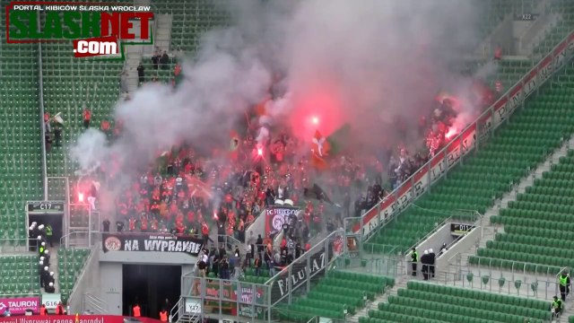 Some Crazy soccer fans setting the stadium ON FIRE! Awesome