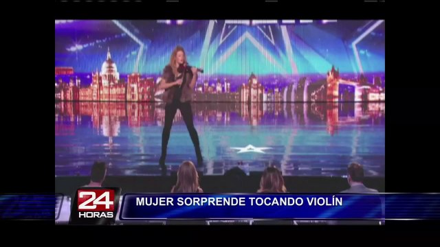 Reino Unido: mujer causa sensación en programa de talentos al tocar violín