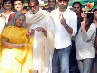 Rajinikanth, SRK, Bachchans Cast Vote | Hot Latest News | Loksabha Elections 2014 | Aamir, Farhan