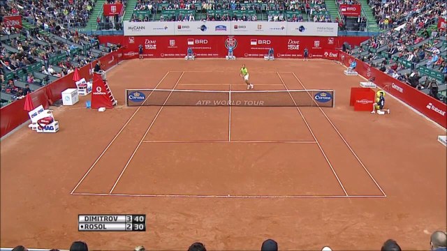 Grigor Dimitrov vs. Lukas Rosol - Bucharest 2014 Final Highlights [HD]