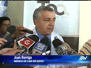 Arquero Domínguez lesionado, estará 15 días fuera de las canchas