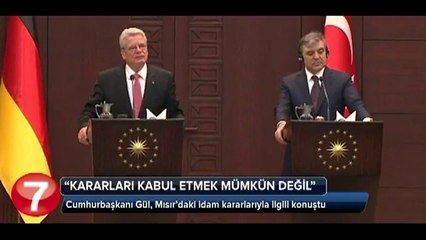 Gül'den Alman mevkidaşına haddini bildiren yanıt