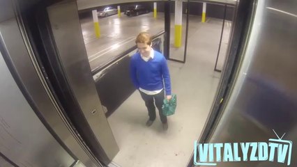 Russian Hitman Elevator Hostage Prank!