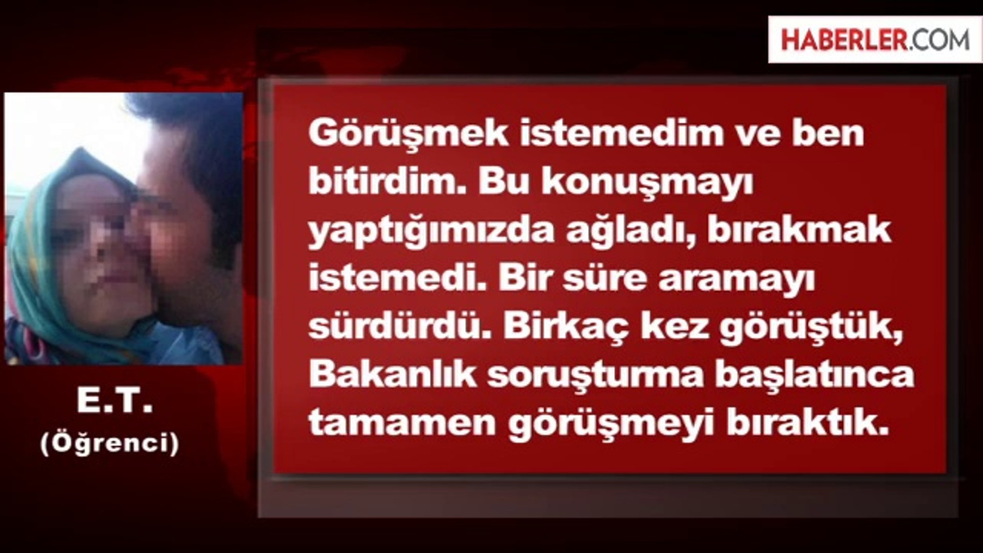 ogretmeniyle yasak ask yasayan ogrenci konustu dailymotion video