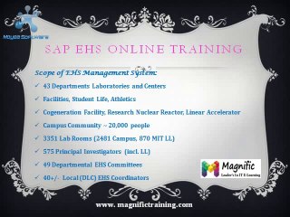 sap ehs online training