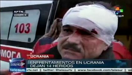 Download Video: Varios heridos en violentos enfrentamientos en Donetsk