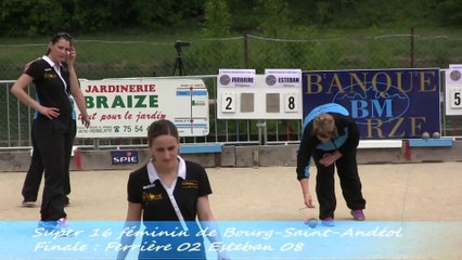 Finale en HD, Super 16 Féminin, Bourg-Saint-Andéol 2014