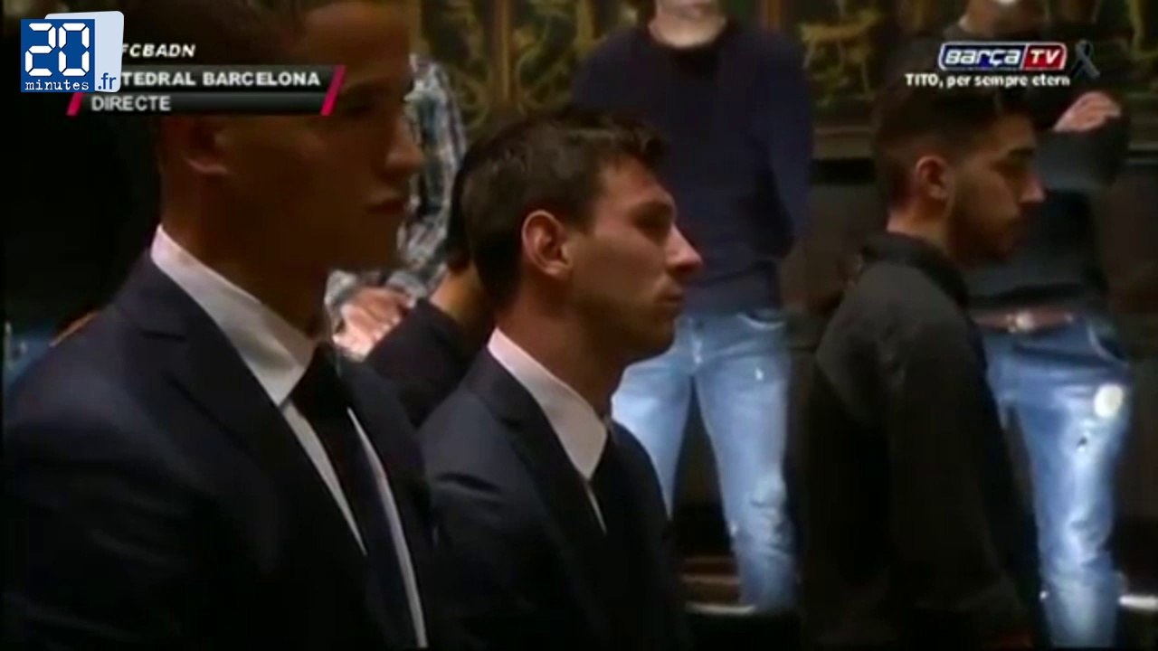 Dernier adieu émouvant du FC Barcelone à Tito Vilanova