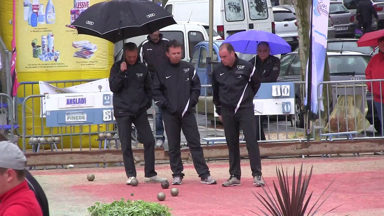 Fin quarts de finale, 59 ème Grand Prix Bouliste, Bagnols-sur-Cèze 2014