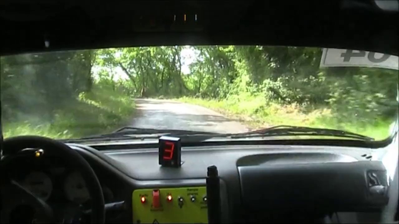 RALLYE DU QUERCY 2014 ES6 ST.CYR REMI  JULIEN 5 éme temps scrach