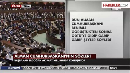 Başbakan Erdoğan'ın Parti Grubu Konuşması