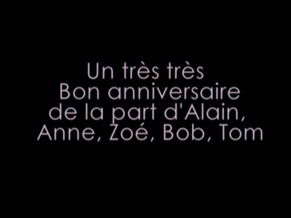 joyeux anniversaire marie