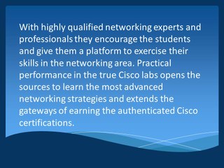 Learn networking and earn a degree