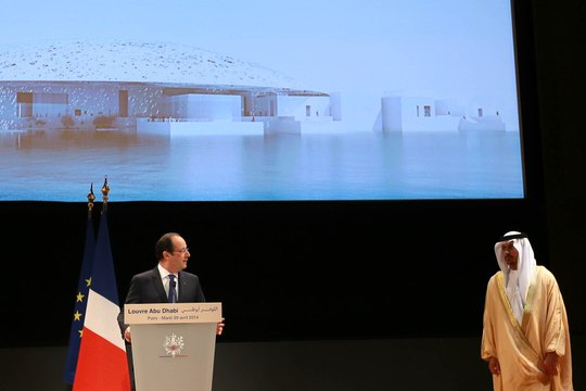 Inauguration de l’exposition Naissance d’un musée, Louvre - Abu Dhabi
