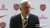 Alan Pardew reaction Arsenal vs Newcastle