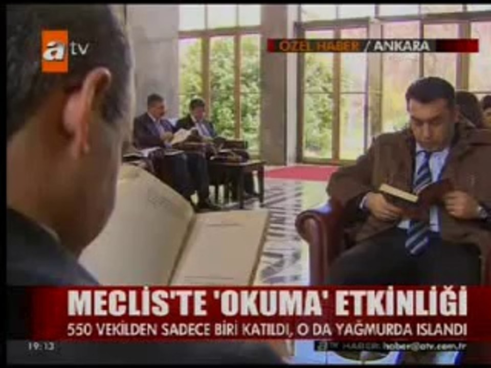 KÜTÜPHANE HAFTASI KİTAP OKUMA ETKİNLİĞİ ATV (28 MART 2013)