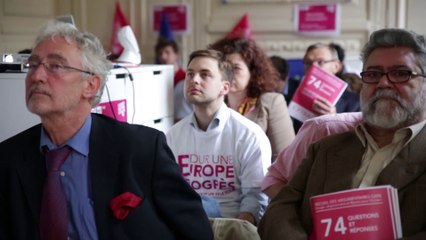 Soirée militante à Solférino pour soutenir Martin Schulz le 28 avril 2014