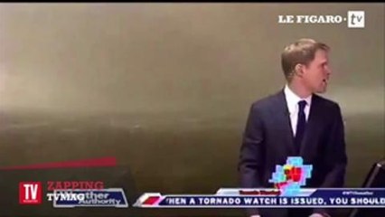 Tornades : un présentateur météo quitte le plateau en direct