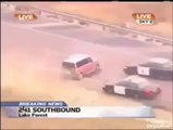 Police pursuit crazy driver