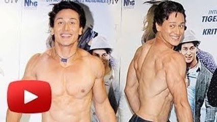 HOT - Tiger Shroff Seduces SHIRTLESS
