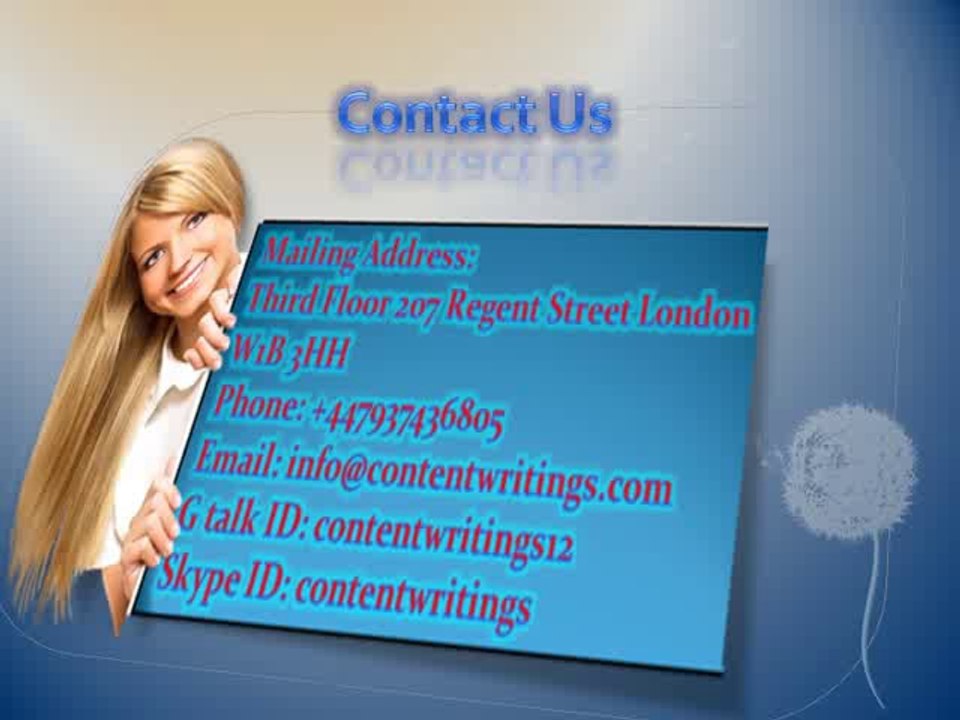 Business Plan Writing Services by Content Writings Ltd