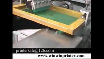 auto single color tube screen printer machine