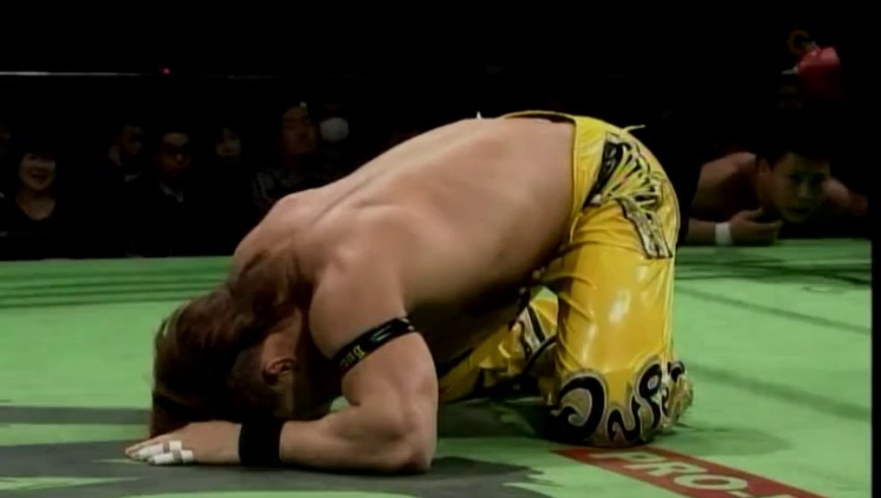 Genba Hirayanagi, Daisuke Harada & Hajime Ohara vs.  Katsuhiko Nakajima Diamond Ring, Taiji Ishimori & Atsushi Kotoge (NAOH)